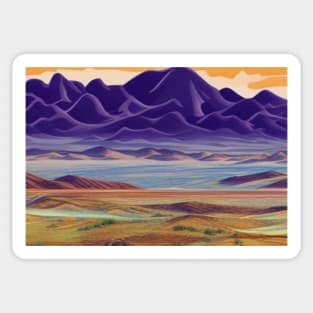 Mongolia Landscape Sticker